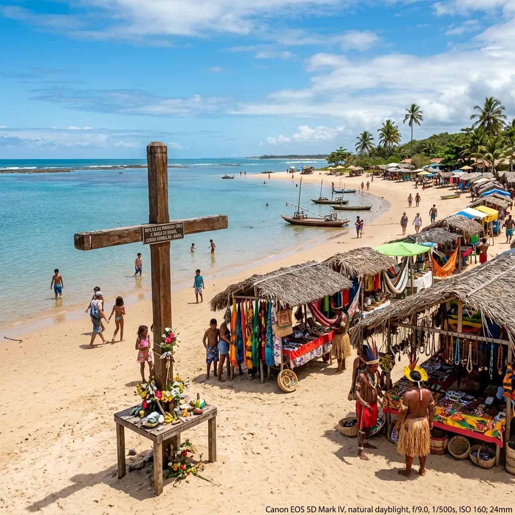 Rota da Redescoberta: aldeia Pataxó, praia e city tour pela cidade histórica